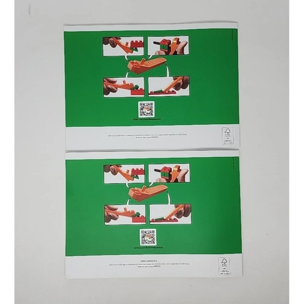 LEGO 45401 BricQ‎ Motion Essential Instruction Manuals 45401-A and 45401-B
